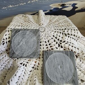 Elegant Gray Marble Coasters